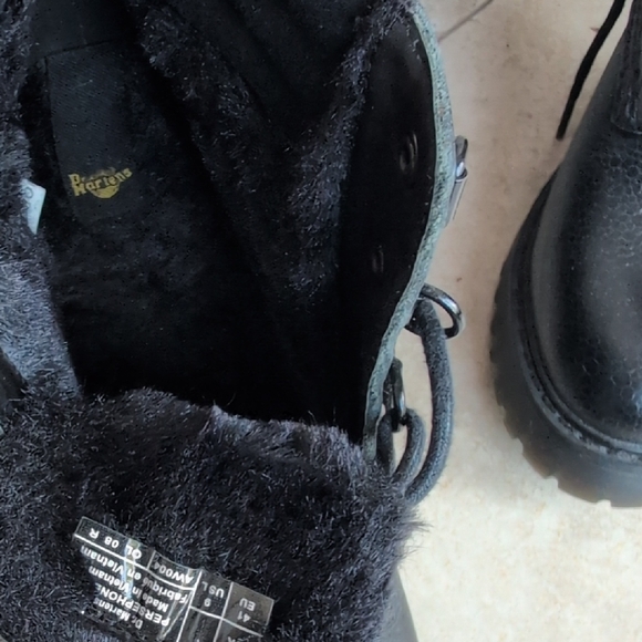 Dr. Martens Black Persephone Boots - Picture 3 of 4